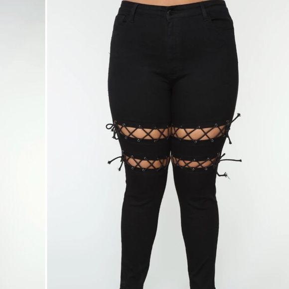 FASHION NOVA - See Ya On The Flip Side Skinny Jean - Picture 2 of 7